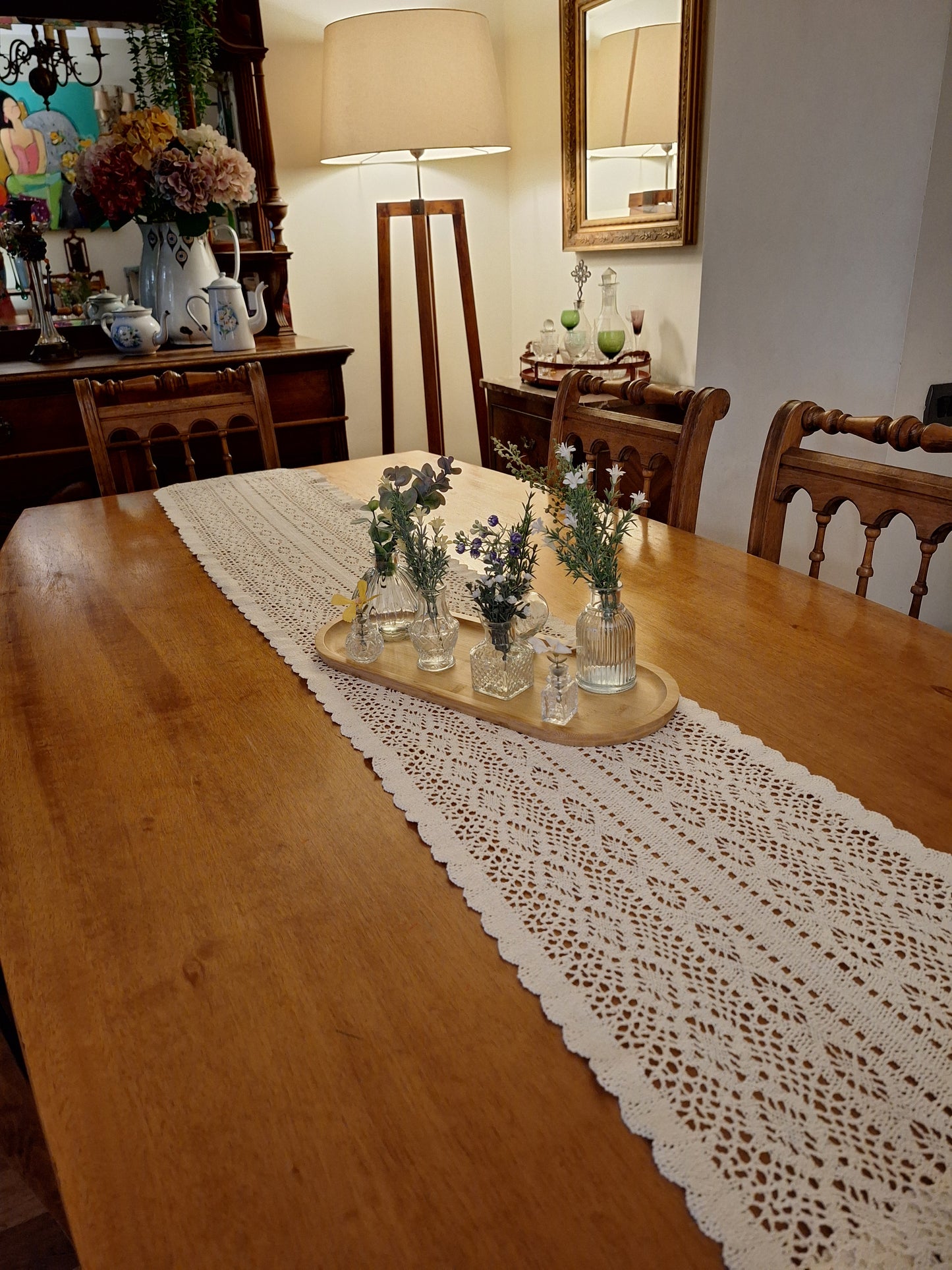 Camino de mesa crochet