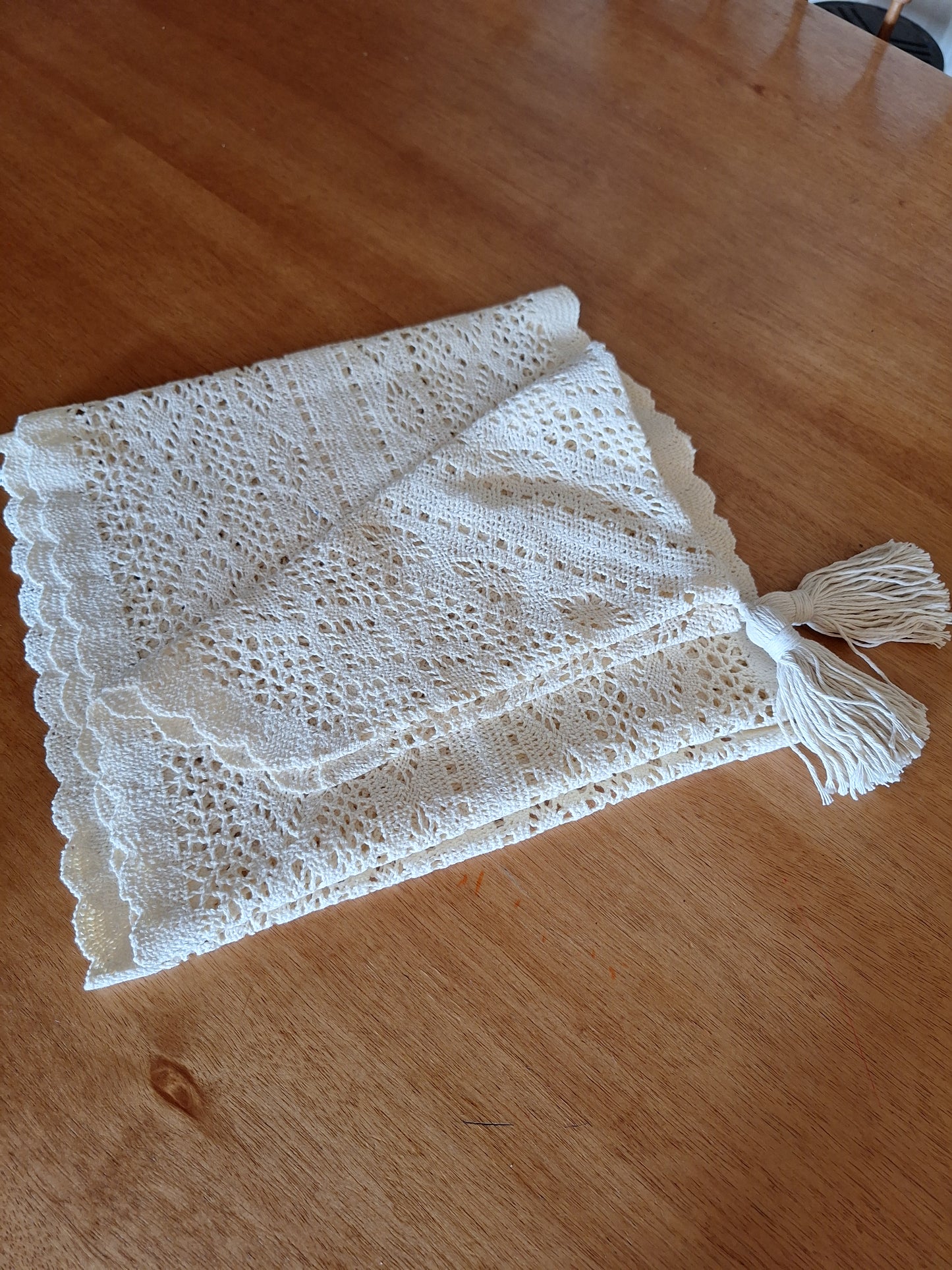 Camino de mesa crochet